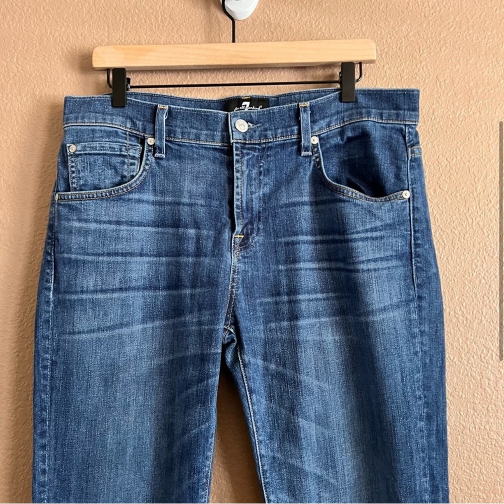 7 for all mankind Luxe Performance Paxtyn Straight Leg Jeans Size 34